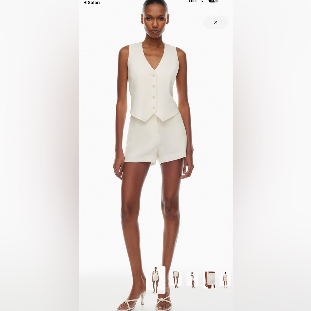 Aritzia Babaton SET Vest & Shorts